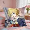 Mika Genshin Game Cushion Cover Short Plush Pillow Case Room Sofa Cushion Covers Home Decor Funda