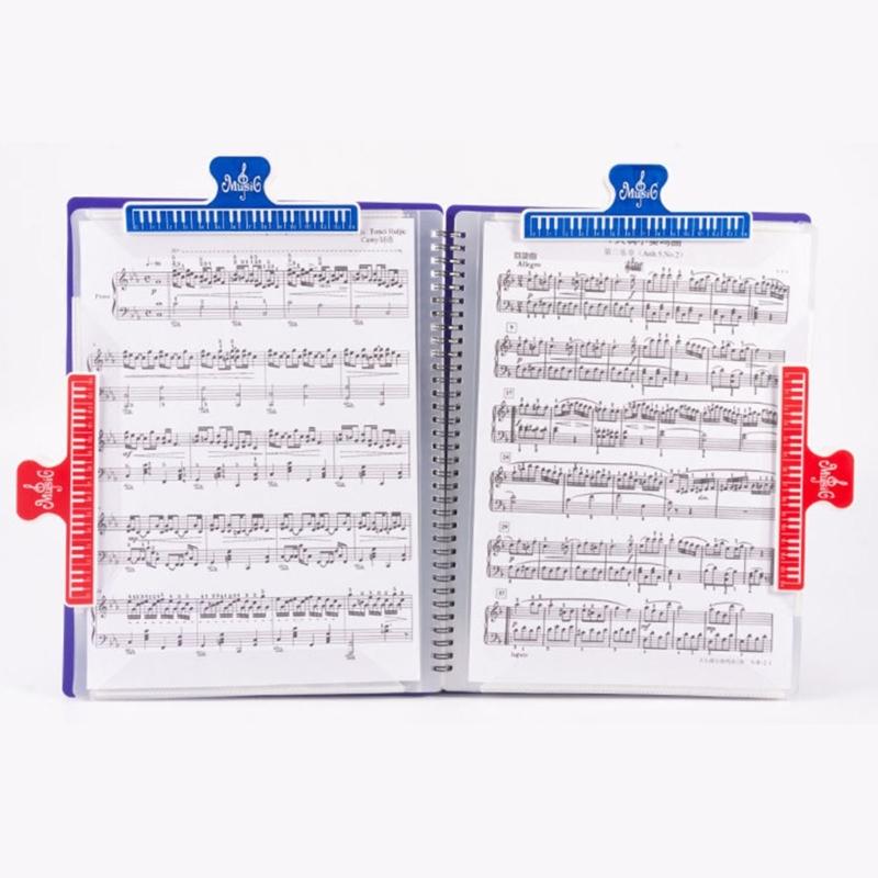 Klaviertastenmuster Notenhalter Kunststoff Noten Fixierklammern Klavier Notenklammer für Gitarre Violine Künstler