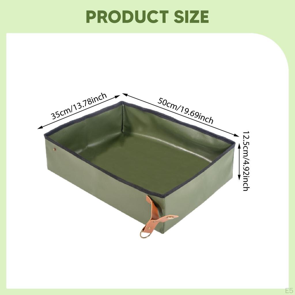 Cat Litter Box for on The Go, Foldable And Practical Cats