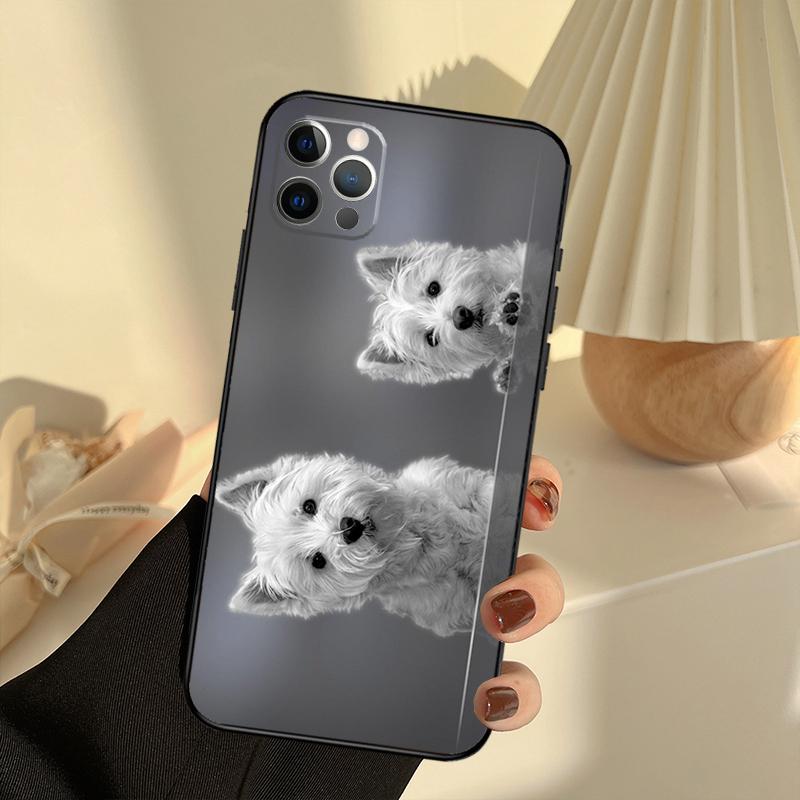Westie Dog Phone Case For iPhone 14 16 15 11 12 13 17 Pro Max 13 mini 15 16 Plus 16e 17 Air Cover Funda