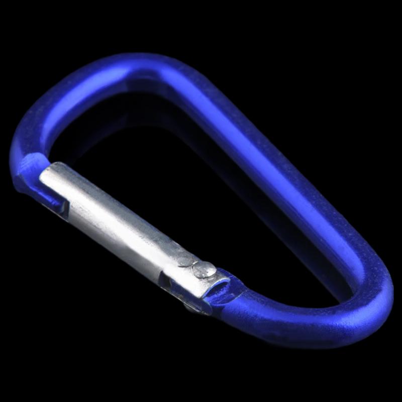 Colored D-Shape Aluminum Alloy Carabiner Clip
