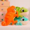 Cute Imitation Chameleon Plush Toy Vivid Appearance Stuffed Animal Doll Kids