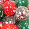 Christmas Balloon Decorations with Snowflake Sequins for Events