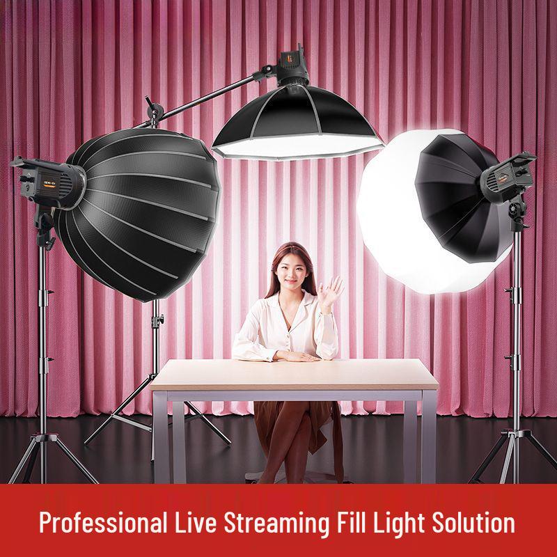 Professional Deep Throw Softbox Light for Photography & Live Streaming
