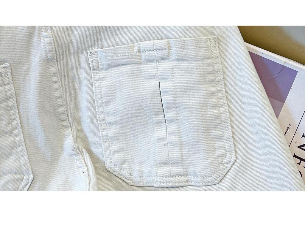Super Flattering White High-Waisted Wide-Leg Jeans for Petite Women, 2026 Spring Style