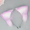Animal Cosplays Headband Furry Ears Hair Accessories Hair Clip for Women Girls