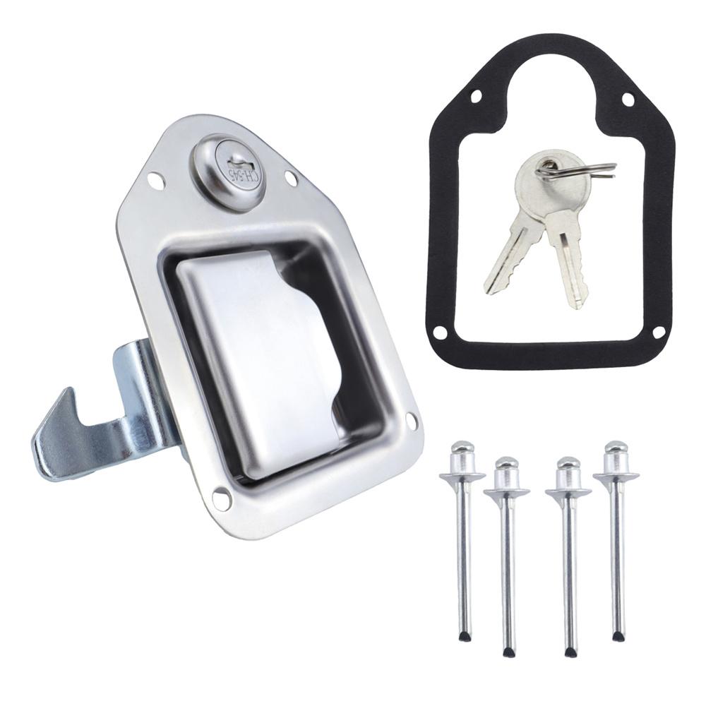 

Stainless Steel Tool Box Latch with Keys For Truck, RV, Trailer, UTV, ATV
