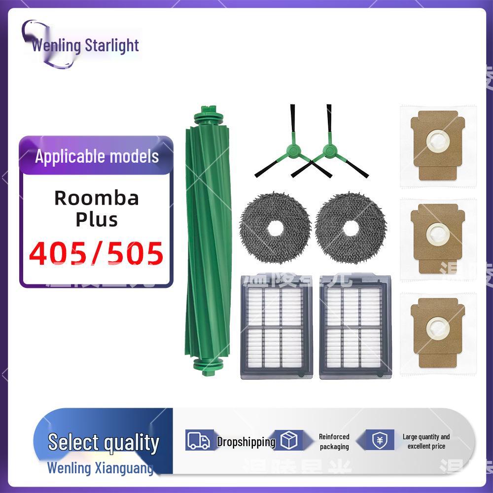 iRobot Roomba 405/505 Accessories: Main Brush, Side Brush, Filter, Dust Bag, Mop