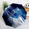Ever-ton Football Club Crest Printed Automatic Umbrella, 8-Frame for Travel, camping, Casual Umbrella, Essential Gift for  for family and friends