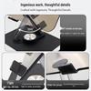 360° Rotating Acrylic Tablet Stand: Transparent, Foldable, Portable for Desktop Use