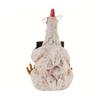 Rustic Rooster Figurine Resin Distressed Chicken Statue Farmhouse Style Rooster Sculpture for Thanksgiving Day Desktop Decoration