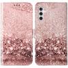 For Samsung Galaxy S25 FE Stand Case Marble Painted Folio Flip Leather Wallet Phone Cover