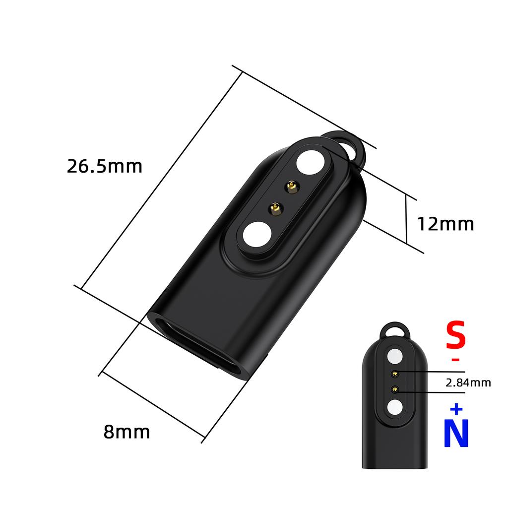 Type-C Magnetic Charger Cable Converter for Blackview R3 Willful IP68 SW021 Watch USB Cable Charging Converter Lightweight