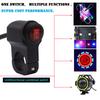 22mm 12V Motorcycle Handlebar Headlight Button Switch Aluminum Alloy Waterproof Fog Light Switch