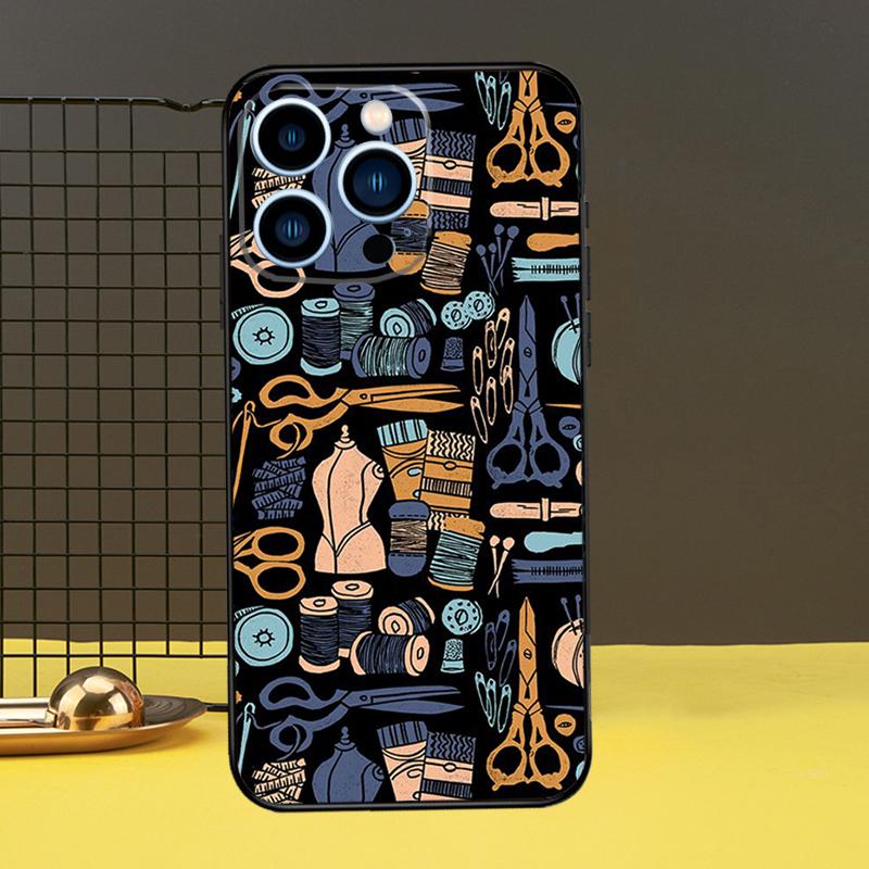 

Чехол для телефона в виде швейных ножниц для iPhone 12 13 Mini 11 14 Pro Max X XS XR Max 7 8 Plus SE Мягкий чехол Fundas iPhone 7 Plus