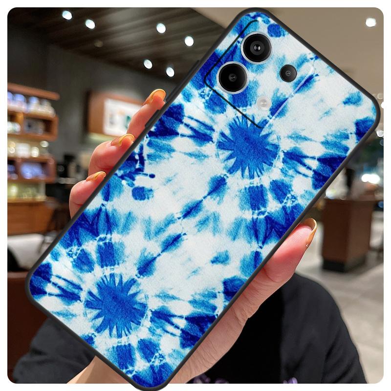 Rainbow Spiral Tie Dye Case For Xiaomi Redmi Note 13 12 9 10 11 14 15 Pro Plus Cover For Redmi 14C 10C 12C 13C 15 C