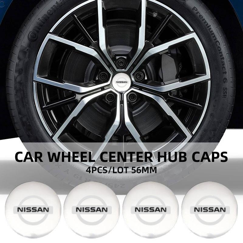 Car hub center cover sticker wheel hub cover car decoration For Nissan X-Trail Qashqai Juke Leaf Micra NOTE Patrol Pulsar NISMOS