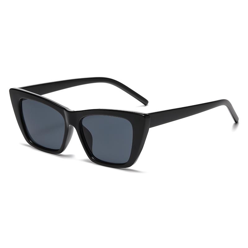 Women Cat Eye Sun Glasses Fashion Square Sunglasses High Quality Minimalist Jelly Color Design Eyewear Uv400
