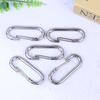 1/3/5 Stück Metall Oval Schlüsselanhänger Karabinerhaken Schnapphaken Federöffnende Schnallen Für DIY Hundekettenverbinder Anhänger Taschenschlüsselanhänger