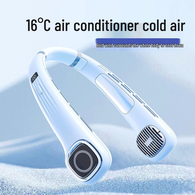 Portable Neck Fan | 5-Speed Quiet Design | USB Rechargeable | Long Battery Life | Stay Cool