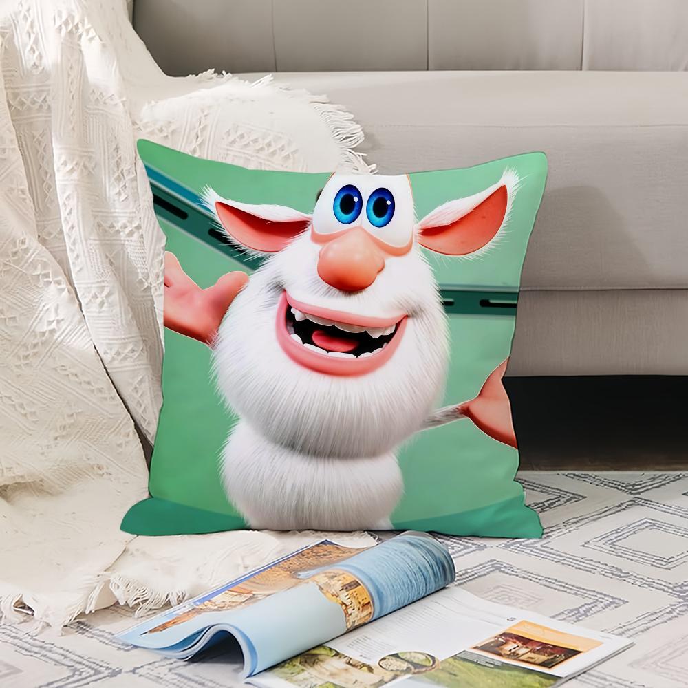 Cartoon Cute B-Booba  Pillow Case Office Cushions Suitable For Sofa Car Bedroom Decorative Cushion Cover