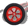 4PCS RC Car Model Accessories Fit for WLtoys 128 K98953 RC Aluminum Tires(Red)