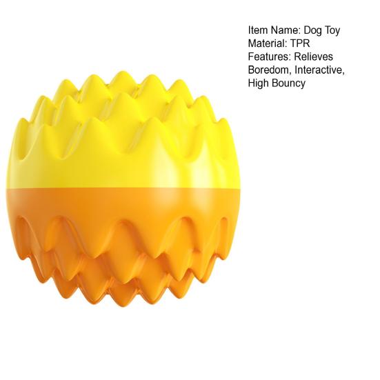 Hračka pro psa ulevuje od nudy Broušení zoubků Psí pískací míček Potřeby pro domácí mazlíčky, které jsou odolné proti kousnutí