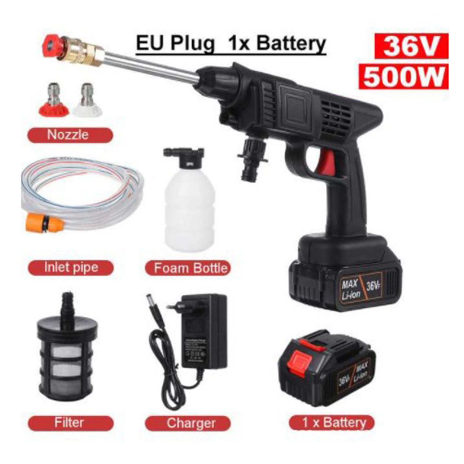 

100Bar беспроводной пистолет для мойки автомобилей высокого давления 20000mAh генератор пены очиститель распыления воды для мойки автомобилей для Makita