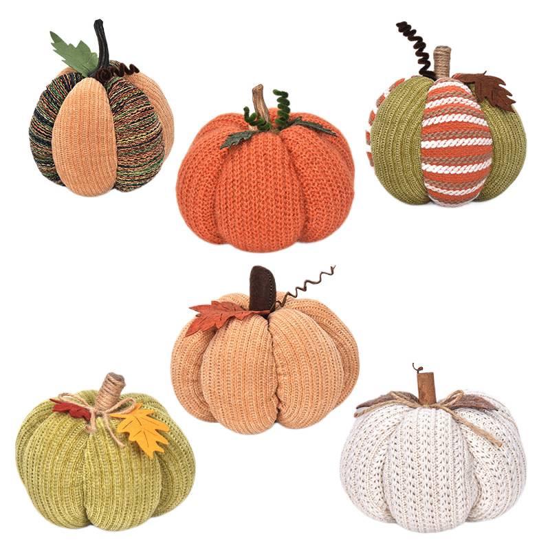 Ornamento Zucca Artigianale 2025 per Decorazioni del Giorno del Ringraziamento e della Festa del Raccolto