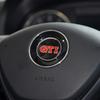 For Volkswagen n1Aluminum Car Steering Wheel Logo Circle Trim Sticker Valve Cap for VW Golf B6 Polo Jetta Mk6 Tiguan Passat Touran GTI ABT Old ROKM1
