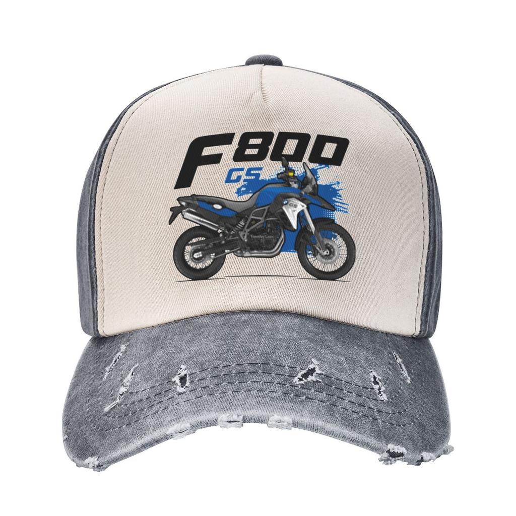 Móda F800 GS Adventure Bike Motocyklové Baseballové Čepice Unisex Dámská Odřená Džínová Sluneční Čepice F 800 Moto Měkké Čepice