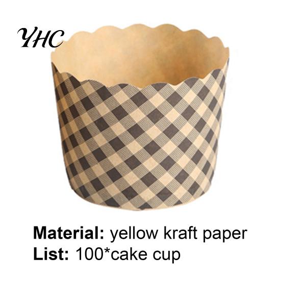 Cupcake Case 100Pcs Cake Cups Healthy Portable Lightweight Decorating Supply Containers Eco-friendly Stackable Holders for Home Tool