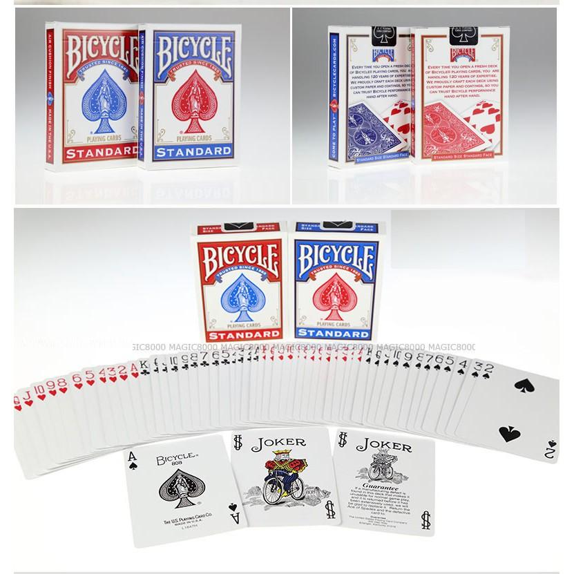 Cartes à jouer pour cavalier de vélo, jeu d'indexation Standard USPCC, tours de magie