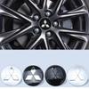 4pcs 60mm Car Wheel Hub Center Cover Tires Rim Logo Sticker For Outlander Lancer ASX Pajero EVO Attrage Triton Mirage