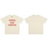 Cross-border American Trendy Brand GALLERY DEPT Red Letter Slogan Printed Short-sleeved T-shirt Men's and Women's High Street Half-sleeves