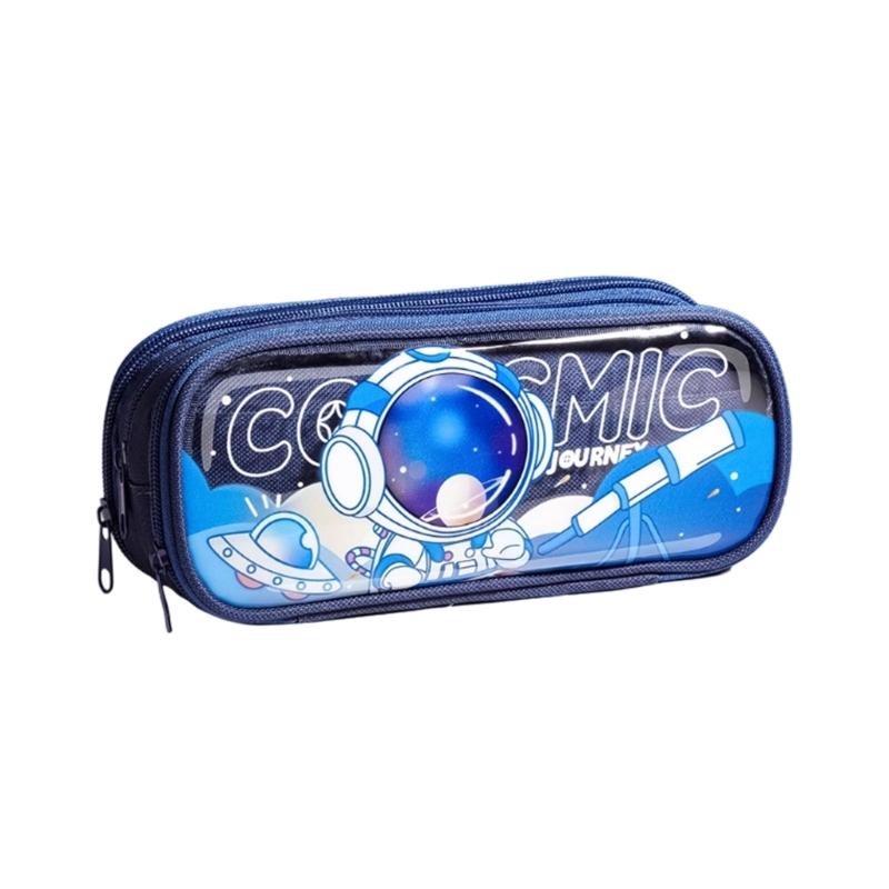 

Large Capacity Pencil Case Pencil Pen Bag Desk Organizers Stationeries Storage Pouches with Zippers for School & Office
