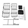 Door Hanging Shower Organizer Powder Coated Iron Hollow Out Design Door Shower Storage Shelf