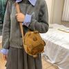 1 Piece Stuffed Large Capacity Capibala Crossbody Bag Animal Cartoon Capybara Plush Backpack Cotton  Couple Bag