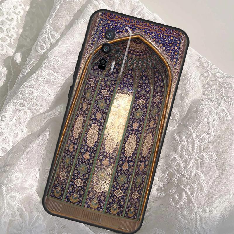 Muslim Islamic Mihrab Turkey Case For Xiaomi 14T Pro 13T 12T 11T 13 14 Ultra POCO X6 Pro M6 X3 X5 M5s F3 F5 F6 Cover
