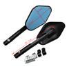 For KAWASAKI z750 NINJA250 HONDA R1 R6 FZ6 SUZUKI YAMAHA CNC ALUMINUM custom motorcycle rearview Side mirrors 8mm 10mm