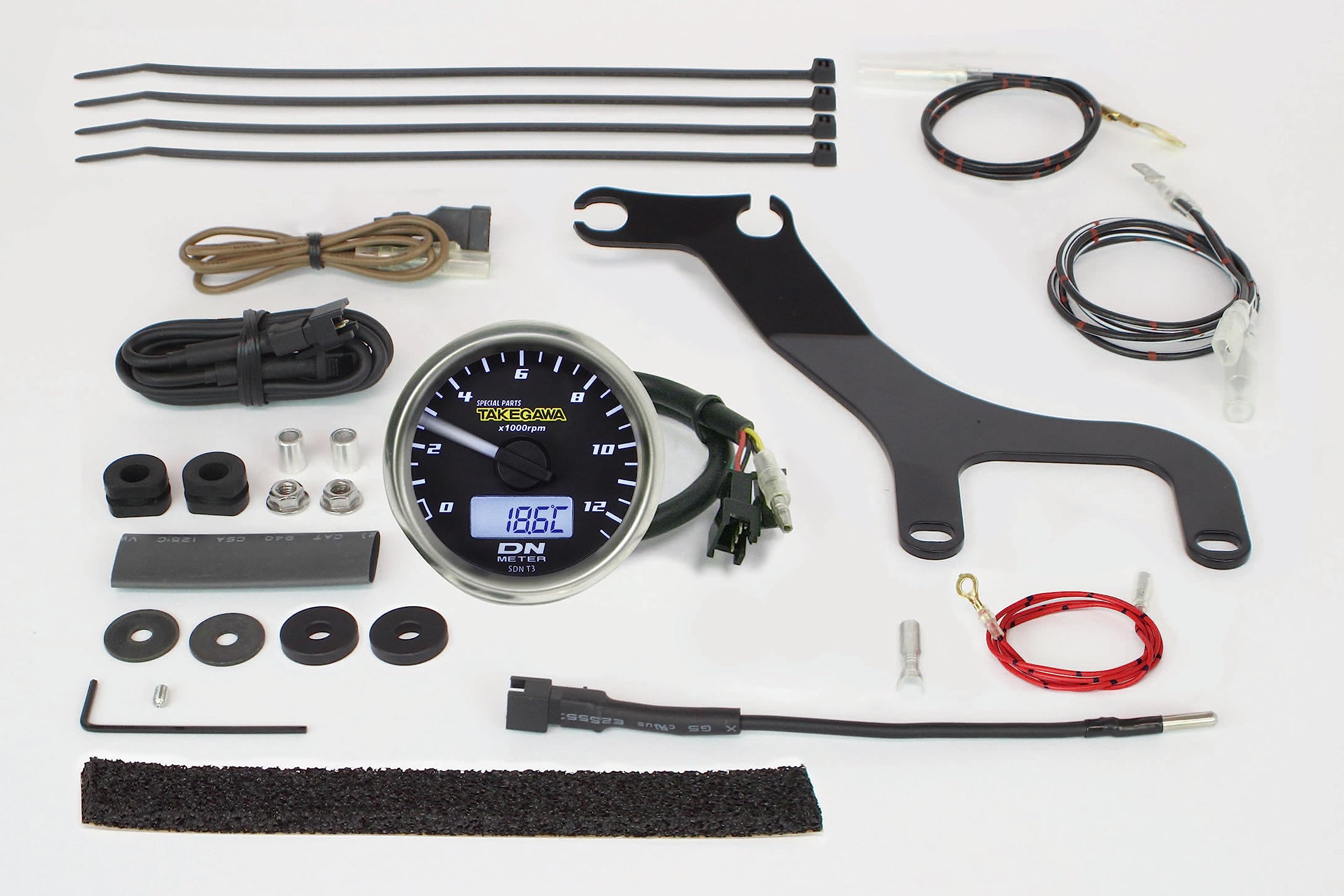 Special Parts Takegawa Small DN Tachometer 12500RPM CL250 CL500 (TAKEGAWA) 48 (MC57) / (PC68) 05-05-0116