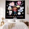 Cartoon Niedlich Gabbys8 Wanddeko Wandteppich Kunst Für Haustier Gedenken Geburtstag Hochzeitsparty Kulisse Familiengeschenk