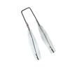 Nose Bridge Shaper Lifting Straightening Soft Silicone Nose Bridge Corrector Device for Night Transparent(Single End)