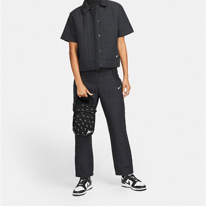 Nike Polyester Shoulder Bag, Crossbody Bag Regular Unisex Black Casual DM2163-010