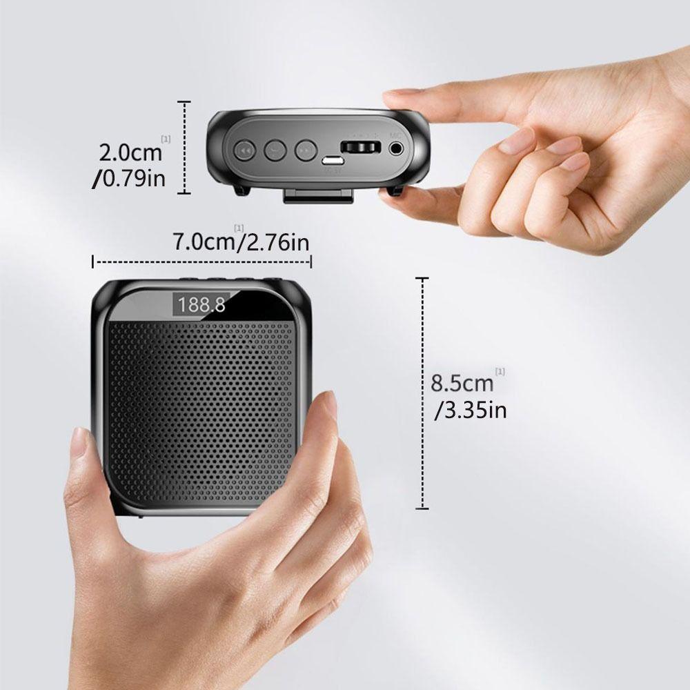 With Microphone Wireless Voice Amplifier Rechargeable Classroom Sound Speaker  For Teachers