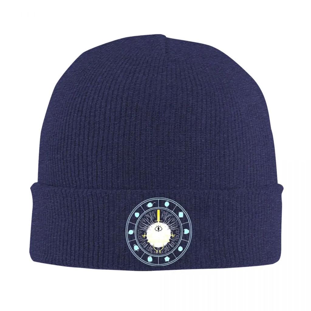 Nouveau Chapeau Dessin Animé Bill Cipher Automne Hiver Bonnet Chapeau Chaud FeUnisexe Bonnet Tricoté Unisexe