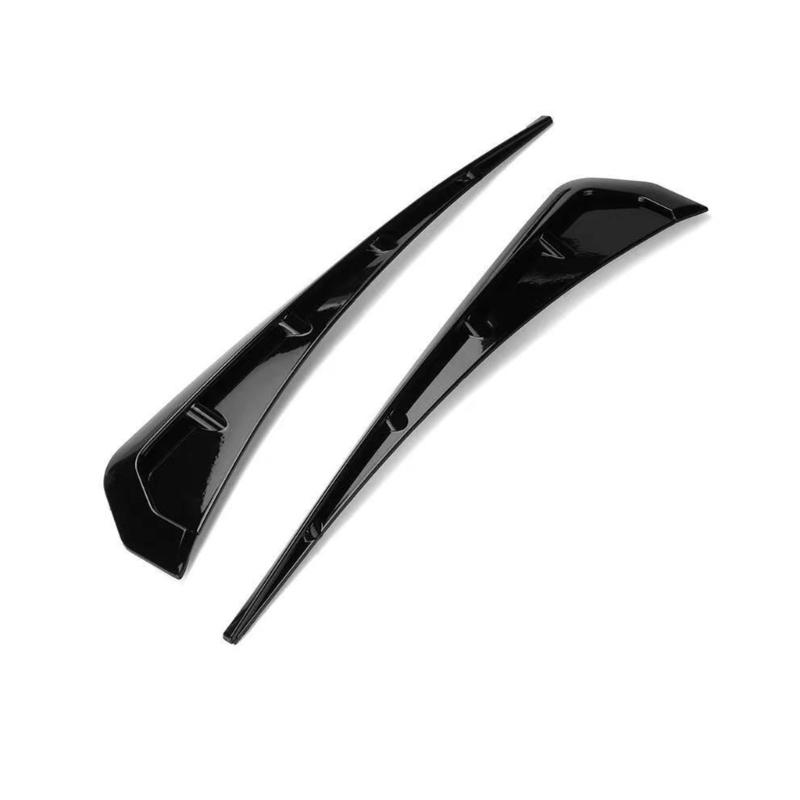 Anti-Collision Vehicle Body Spoiler Trim with Defined Profile and Adhesive-Backed Installation Without Body Drilling