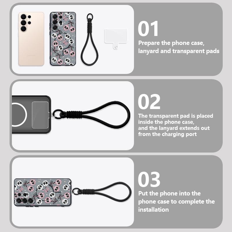Skull Skeleton Pattern Case For Samsung S26 Ultra S25 FE S24 S24 Plus A57 A37 A17 A56 A36 A16 A55 A35 A15 A54 5G Hybrid Magnetic Matte Cover