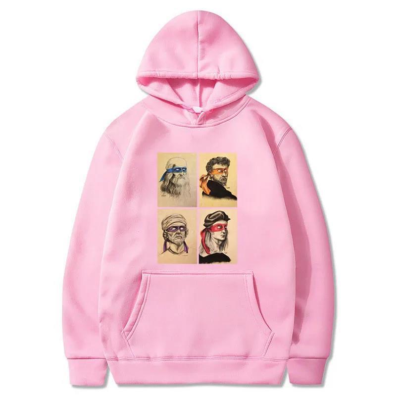 Funny Italian Turtles Art Hoodies Men Fashion Long Sleeve Sweatshirts Women Casual Harajuku Streetwear Pullovers Sudaderas