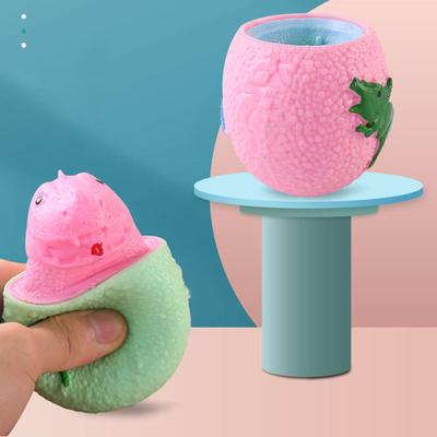 Stress-relieving Dinosaur Cup Squeeze And Play Prank Dinosaur Egg Novelty Funny Dinosaur Eggs Adults Dinosaur Squeeze Fidget Toy